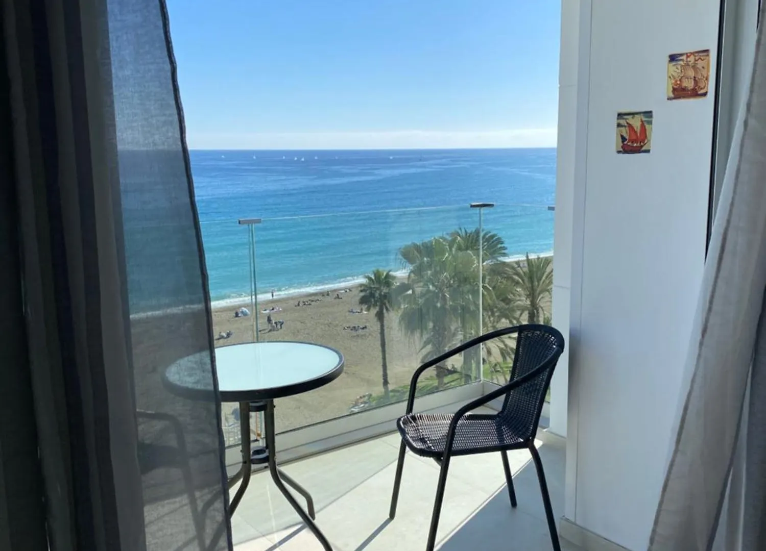 מאלגה Playa Malagueta Vistas Frontal Al Mar Con 2 Dormitorios