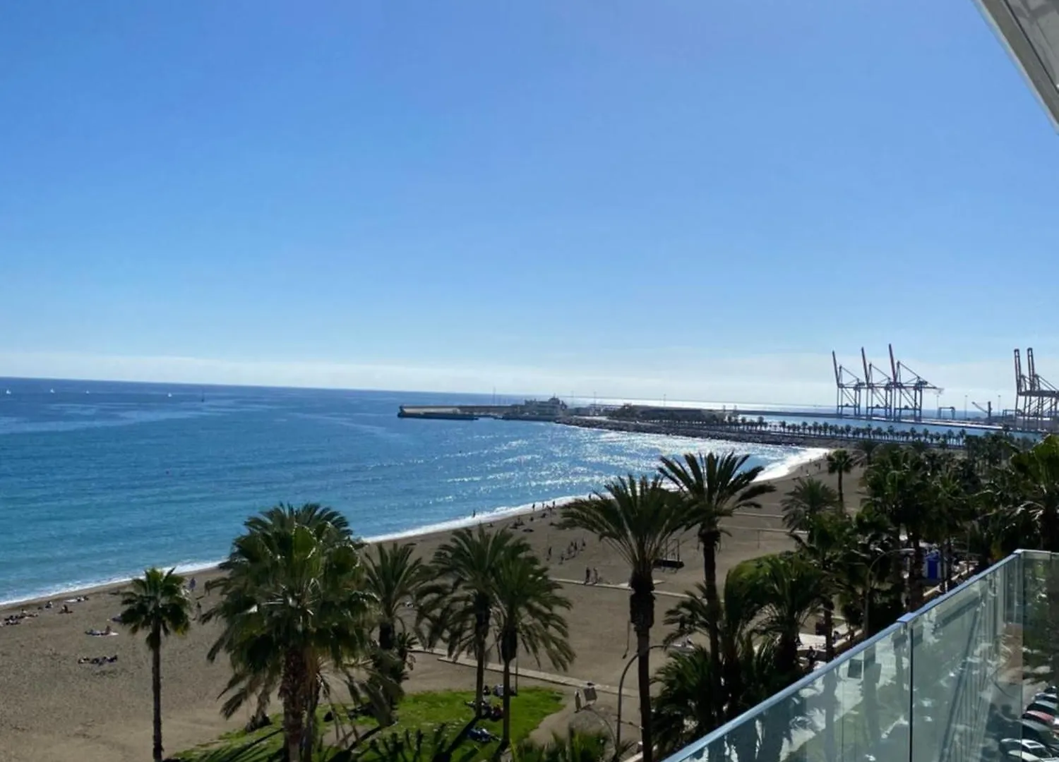 Apartment Playa Malagueta Vistas Frontal Al Mar Con Dos Dormitorios Malaga